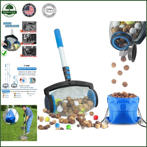 Telescopic nut harvester - harvester, for