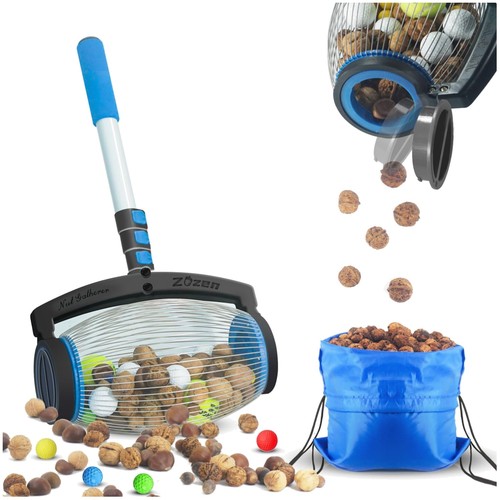 Nut gatherer tool for pecans - tool,