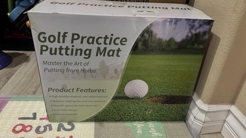 Golf putting mat 118 - x, 11